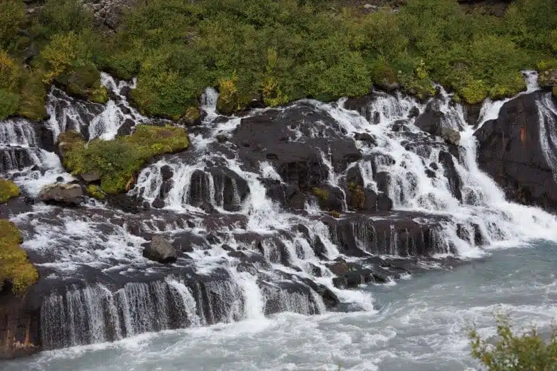 5 - Hraunfossar Cascade islandaise