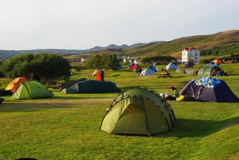 Camping en Islande