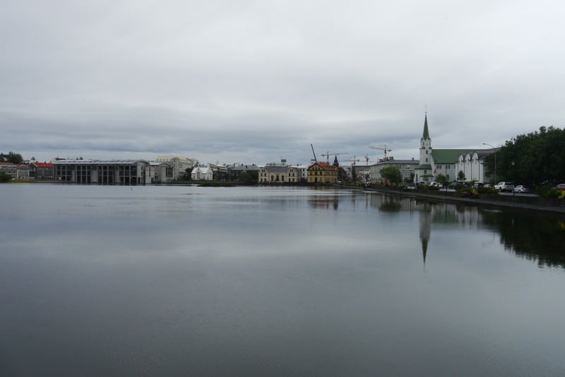 Reykjavik lac de Tjornin