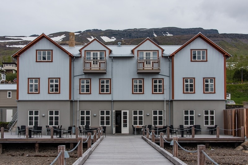 Fáskrúðsfjörður ancienne hopital, hotel et musée