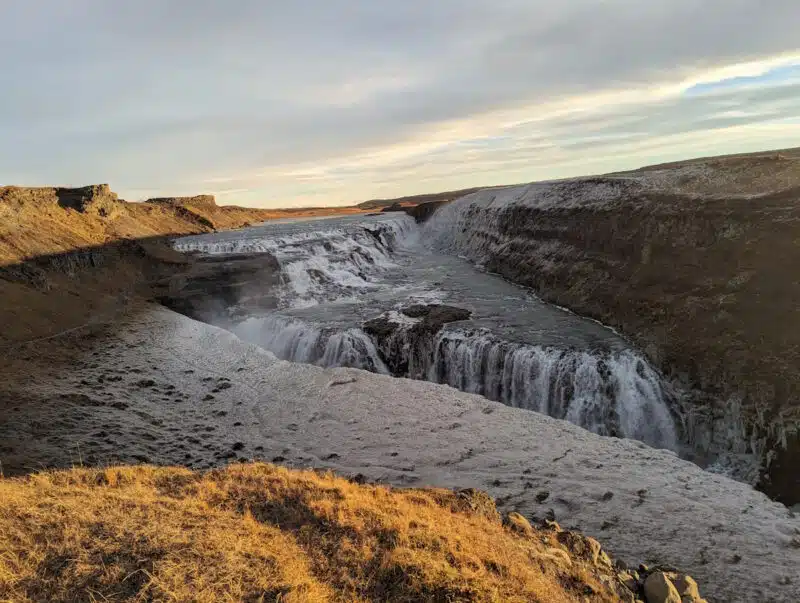 Gullfoss en automne