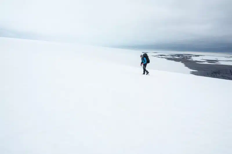 Randonnée sur le glacier de Drangajökull