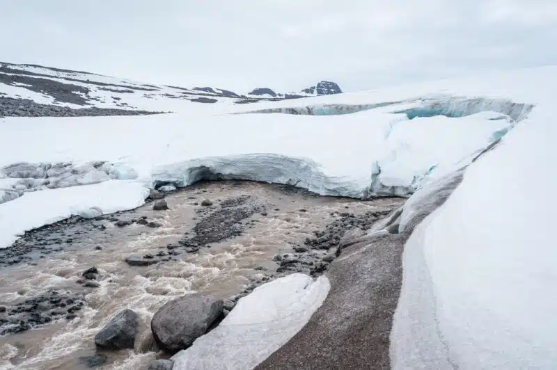 Glacier du Drangajökull dans le Hornstrandir